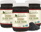 Kevala Organic Black Tahini - Gluten Free Black Sesame Paste (12 Oz (Pack of 3))