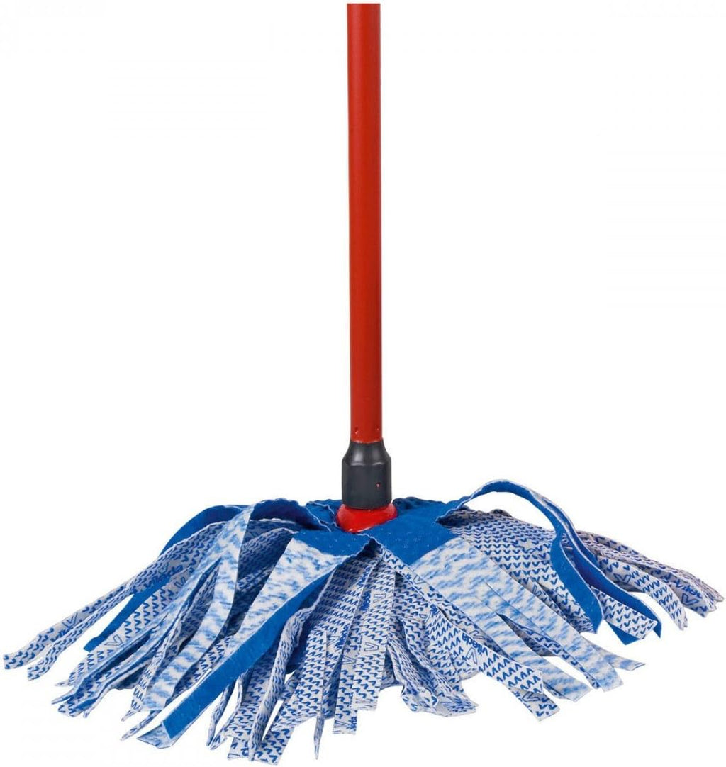 Vileda Supermop Cleaning Mop Extending Handle Red (Red)
