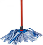 Vileda Supermop Cleaning Mop Extending Handle Red (Red)