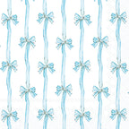 IHR Ideal Home Range Party Napkins Rosanne Beck Disposable 3-Ply Paper Lunch Napkin Pack, 6.5" x 6.5", Baby Toile (Blue), 20-Count
