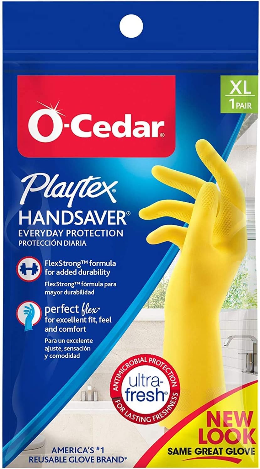 Playtex HandSaver Gloves, X-Large 1 Pair ( Pack of 2)