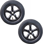 12" Rear Wheel Assembly for Electric Wheelchair, 310×50-203 Replacement Wheel Accessories, Pneumatic Rubber Tire w/11/16(17mm) Bearing(Axle spacing 2.5cm)