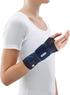 Bauerfeind - ManuTrain - Wrist Support - Relieves Strain and Stabilized During Movement - Right Wrist - Size 1 - Color Black