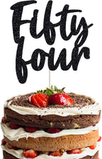 Happy 54th Birthday Cake Topper Fifty four Birthday Cake Toppers, 54th Cake Topper for Men,54 Cake Topper For Women, 54th birthday decorations,54th Birthday Cake Topper