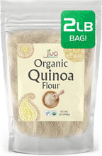 Jiva Organics Premium Quinoa Flour 2 LB Bag - Gluten Free, Non GMO