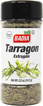 Badia Tarragon 0.5 oz – Aromatic & Sweet, French-Inspired Flavor, Dried Tarragon Leaves, Gluten Free & Kosher