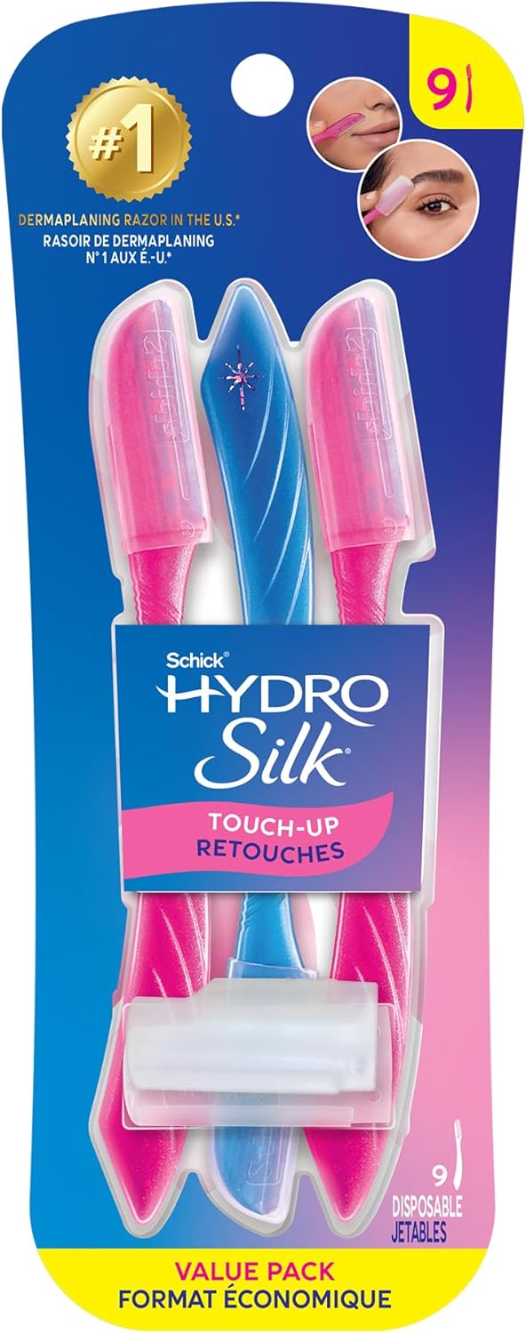 Schick Hydro Silk Touch-Up Razor 3 Count, Pack of 1