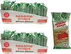 Loucks Coconut Sesame Snaps Candy Individually Wrapped 32 Three-Packs (96 Bars, 4 Snap Pieces/Bar) Vegan, Gluten-Free, Cholesterol-Free, Kosher Sesame Snack, No Preservatives, 7.4lbs 3.36kg