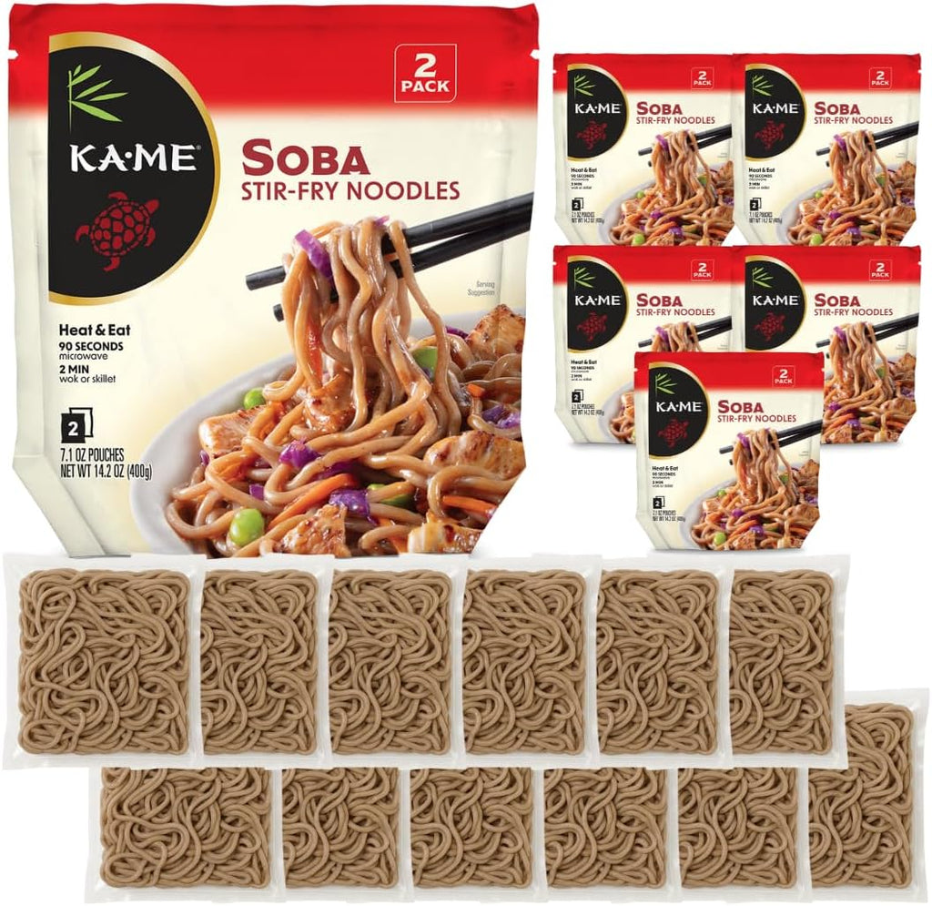 Ka-Me Soba Noodle Organic Buckwheat - 14.2 Oz. (Pack of 6)