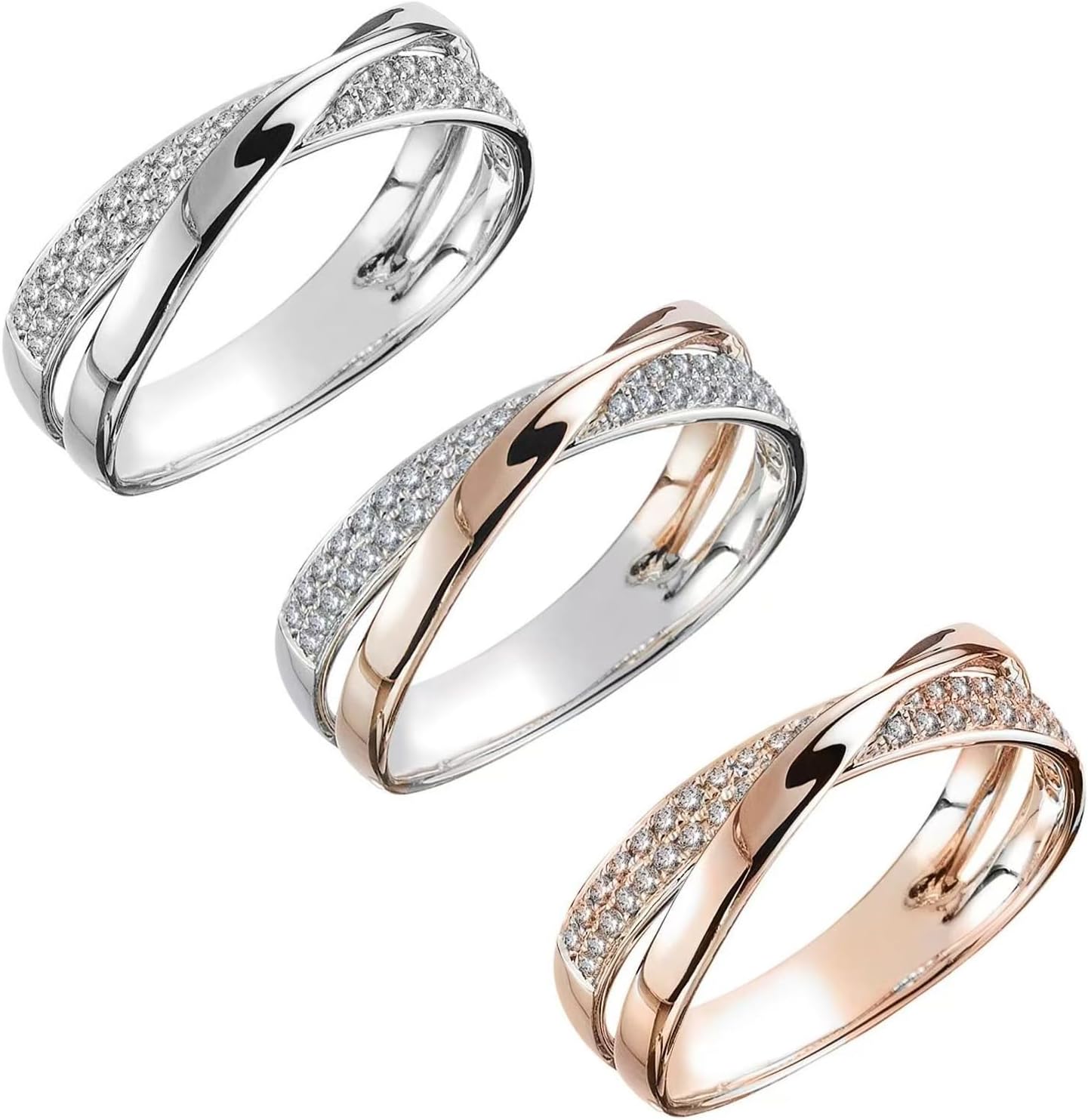 LONG-A 2 pieces Magnetic Slimming Ring, Weight Loss Health Care Fitness Jewelry Burning Weight