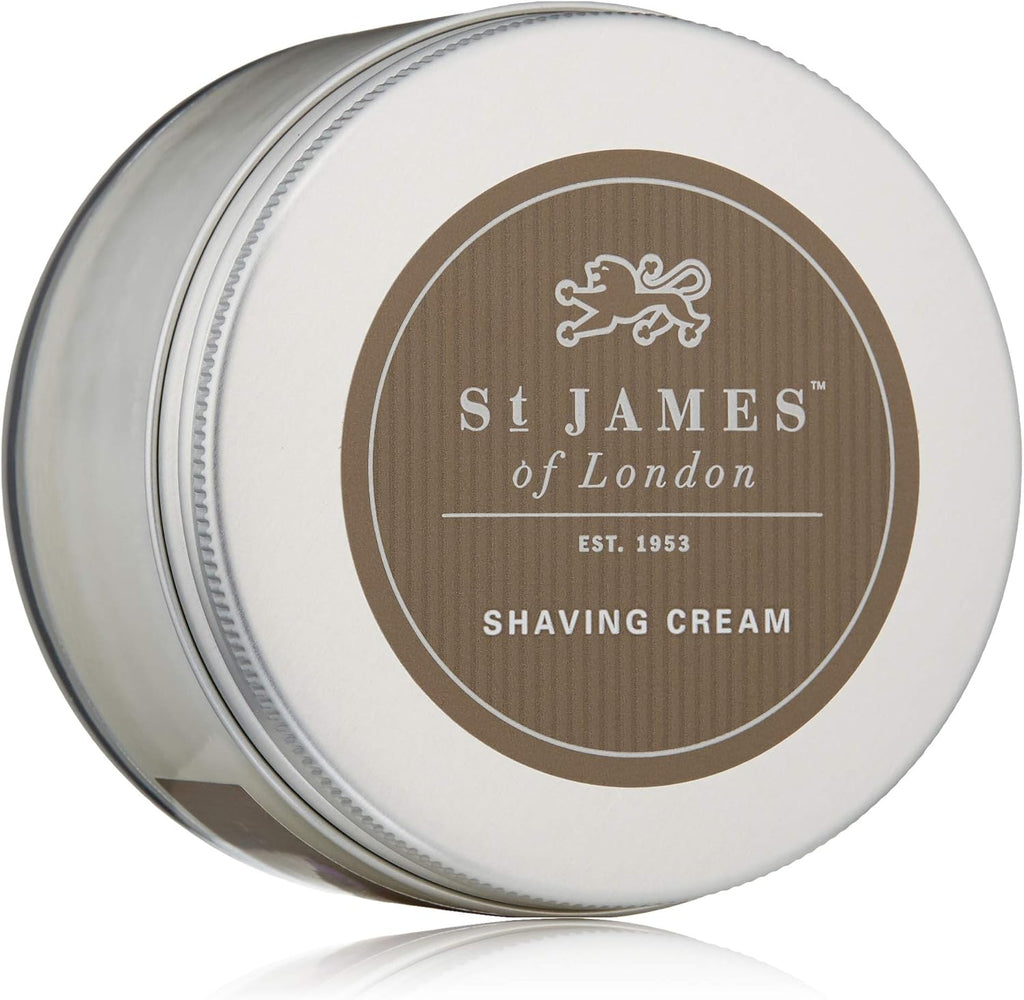 St James of London Lavender & Geranium Shave Cream Jar, 5.07oz