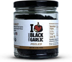 Organic Peeled Black Garlic Cloves in a Glass Jar Ready to Eat Sweet Savory Umami Ingredient for Cooking and Snacking Made in USA by I Love Black Garlic 5 oz