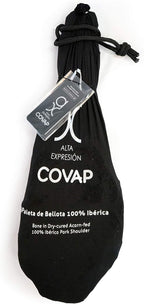 Acorn-Fed 100% Iberico Shoulder Ham Bone-in by Covap (9-10 Lb Ham Holder+ Carver Knifeincluded)