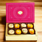 Ghasitaram Gifts Indian Sweets - Mawa Peda (Kesar)(200 GMS)