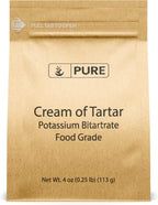 Pure Original Ingredients Cream of Tartar (4 oz) Pure & Natural, Baking & Cleaning, DIY Bath Bombs & More, Eco-Friendly Packaging