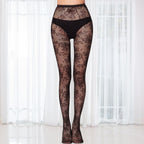 Tights High Waist Fishnet Stockings for Woman Sexy Fishnet Patterned Tights Sexy Black Mesh Stockings Rave Outfits for Women