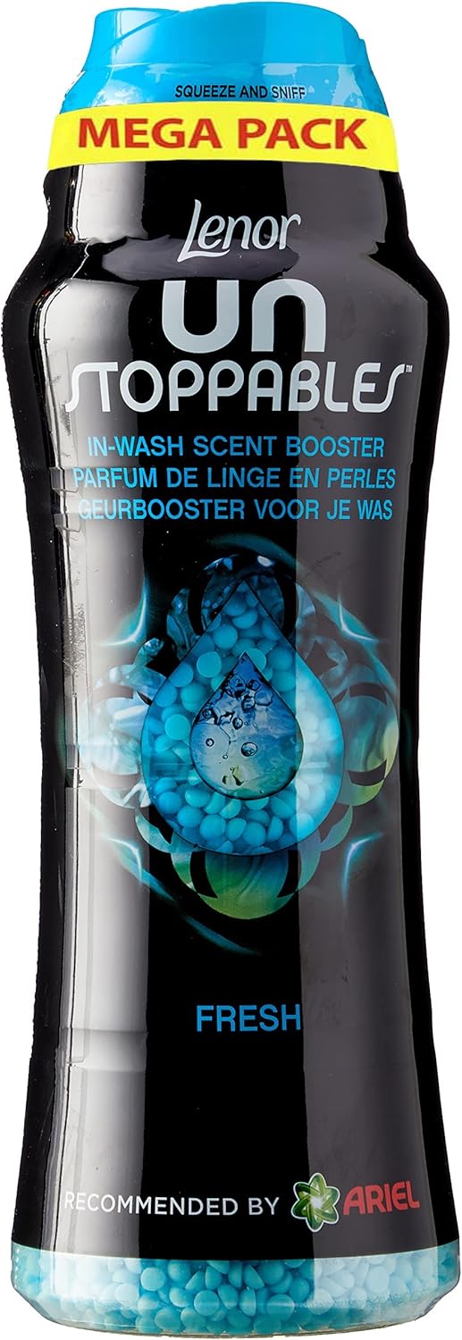 Lenor Unstoppables in-Wash Laundry Scent Booster Beads, 42 Washes (570 g), Fresh Scent