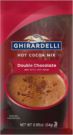 Ghirardelli Double Chocolate Hot Cocoa Mix, 0.85-Ounce Packets (Pack of 10)