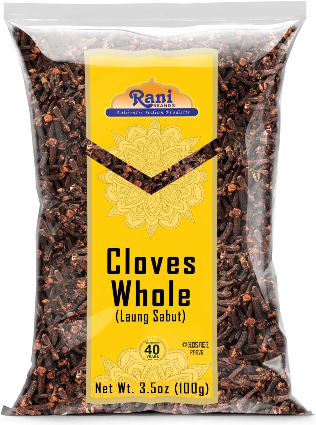 Rani Cloves Whole (Laung) 3.5oz (100g) Great for Food, Tea, Pomander Balls and Potpourri, Hand Selected, Spice ~ All Natural | NON-GMO | Kosher | Vegan | Gluten Friendly | Indian Origin