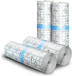 BFONS Tattoo Aftercare Waterproof Bandages 6 in x 4.4 yd Tattoo Cover Up Tape, Tattoo Supplies Second Skin Bandage Flat Roll Transparent Film Wound Healing Protective Clear Sterile and Safe Bandages