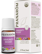 Pranarom - Immunity Boost Essential Oil Blend (5ml) - Lavender, Eucalyptus, and Tea Tree - 100% Pure Essential Oil for Diffusing and Wellness | USDA and ECOCERT Certified Organic