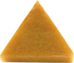 Amazing Gemstone Yellow Jasper Pyramid Crystal Healing Stones - 1" Great Pyramid Figurine of Natural Stone Pyramid for Meditation, Reiki, Chakra Balancing and Crystal Pyramids Grid