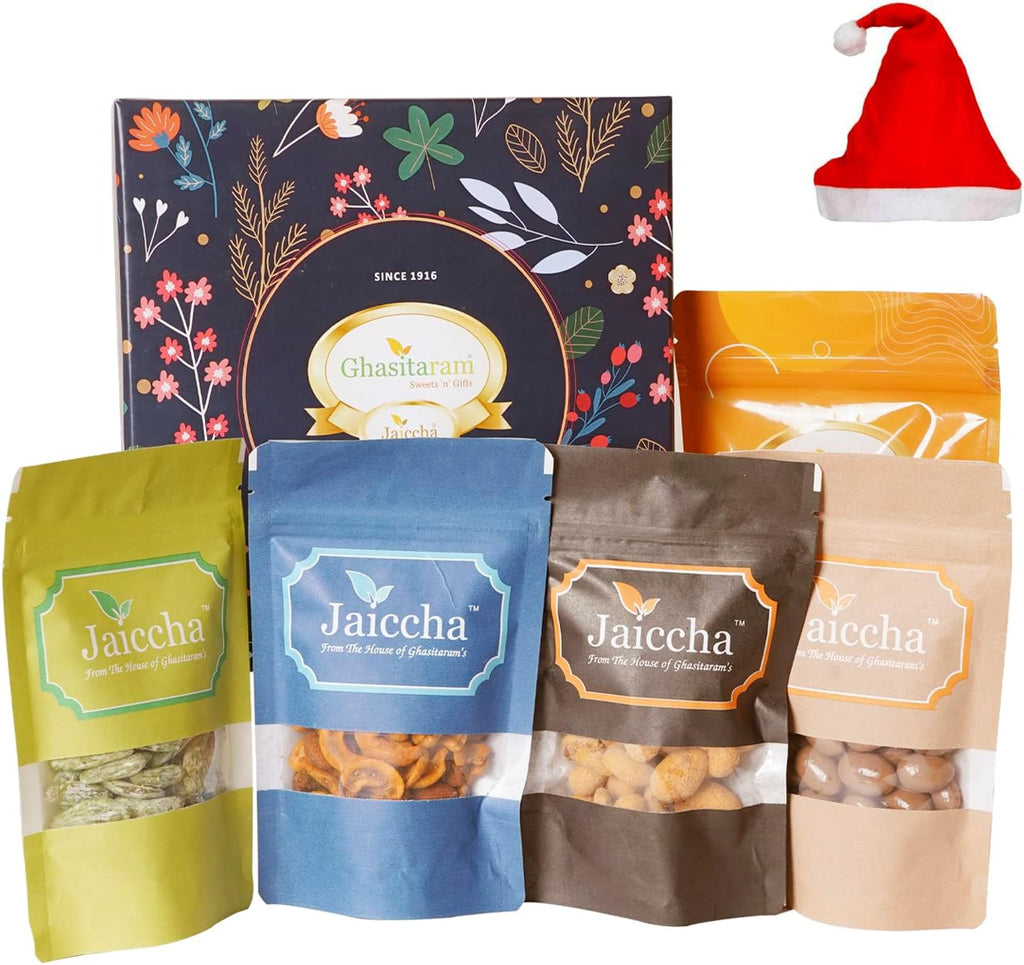 Jaiccha Ghasitaram Christmas Gifts Ghasitaram Hamper Box of 5 Pouches