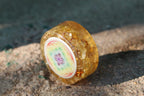 Jet Citrine Orgone Flower of Life Tower Buster Orgonite Piezo Electric Generator Frequency Ions Tested Cloud Chem Buster 40 Page Jet International Crystal Therapy Booklet