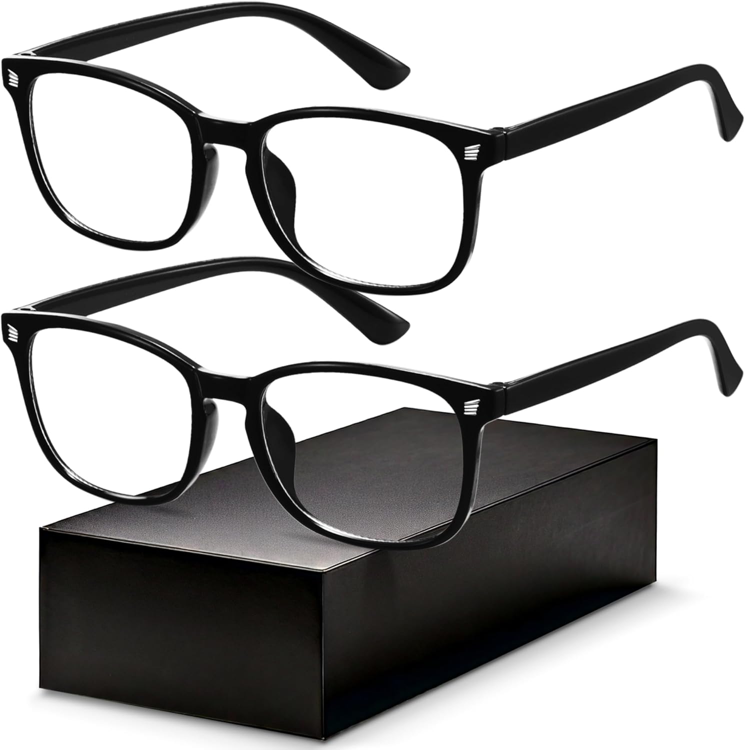 Gaoye Blue Light Glasses for Men - Blocking Square Eyeglasses, Anti UV Ray Computer Gaming Glasses Blue Blockers for Women