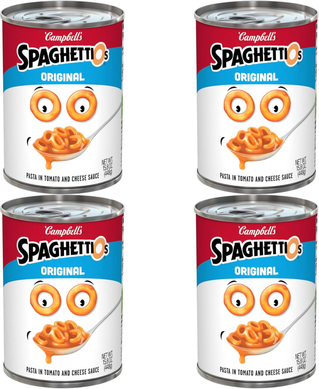 SpaghettiOs Original Canned Pasta, 15.8 oz Can (Pack of 4)