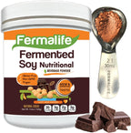 FERMALIFE USDA Organic Fermented Soy Nutritional Beverage - Mix, 5.6oz, 20 Servings, Non-GMO, Vegan, Nutrients for Your Gut Bacteria