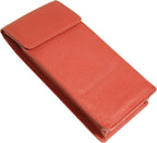 Soft Black Red Purple Pink Leather Spectacle Case/Slim Glasses Case/Soft Glasses Case
