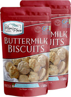 Mom's Place Gluten-Free Buttermilk Biscuit Mix (2-Pack), Dairy Free & Easy to Prepare, Nut and Soy Free, Non-GMO, Makes 8-9 Fluffy Biscuits