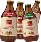 Papa Vince Pasta Tomato Sauce: Low Acid Garlic-Free Formula, Low Sodium, No Onion No Added Sugars. Non-GMO Gluten Free. Organic Cherry Tomatoes made in Sicily Italy. Small Batch. Exceptional Taste