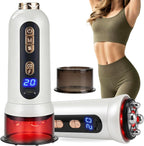 5-in-1 Body Sculpting Machine – Gua Sha & Cupping Vacuum Massage Device, Lymphatic Drainage Massage, Anti-Cellulite Tool & Skin Firming Care for Face, Belly, Arms, Legs, Waist & Love Handles