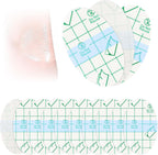Self-Adhesive Invisible Heel Anti-Wear Stickers - 80 PCS Foot Care Sticker, Waterproof Foot Care Heel Protection Pad, Transparent Heel Protector Sticker for High Heels,Sports Shoe(1.7×2.6 Inch)