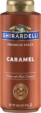 Ghirardelli Caramel Sauce Squeeze Bottle, 16 oz (Pack of 1)