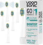 Voom Sonic – Pro 3/Pro 5 Replacement Heads | Pack of 6 Replacement Brushes | Advanced Bristle Technology| Soft DuPont Nylon Bristles | Oral Care