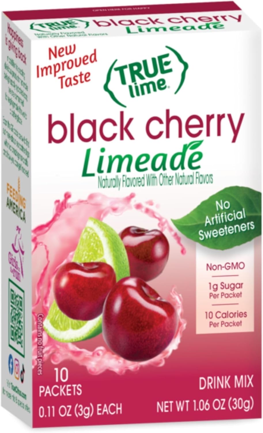 True Citrus Black Cherry Limeade Drink Mix, 1.06 OZ