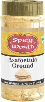 Asafoetida (Hing / Heeng) Ground Powder, 3.75 oz (106g) - All Natural & Non GMO - by Spicy World