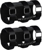 Grab Handles 2 Pack, Upgraded 3-Strap Roll Bar Grab Handles with Metal Buckles, Compatible with Jeep Wrangler CJ YJ TJ JK JKU JL JLU JT (1955–Present), Fit 2–4 Inch Roll Bars