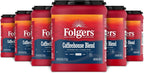 Folgers Coffeehouse Blend Medium Dark Roast Ground Coffee, 9.6 Ounces (Pack of 6)