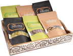 Jaiccha Ghasitaram Diwali Gifts - Diwali Gifts Wooden Serving Tray of 6 Assorted Flavoured Nuts
