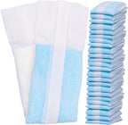 Vakly Postpartum Maternity Pads 3 x 20 in Extra Long (24 Pack) – Maximum Absorbency Heavy Flow Postpartum & Incontinence Pads with Tails, Ultra Soft Disposable Pads for New Moms