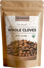 Heawans Organic premium Grade Whole Cloves 1 LB |16 oz (456g) (16 oz)