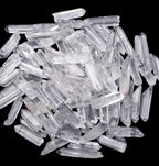 DUQGUHO Clear Quartz Crystals Points Bulk Healing Crystal Stones Irregular Shape Raw Quartz Points Crystal Wand for Jewelry Making Polishing Cabbing Reiki Energy Balance 0.4-1.18" 0.22 lb
