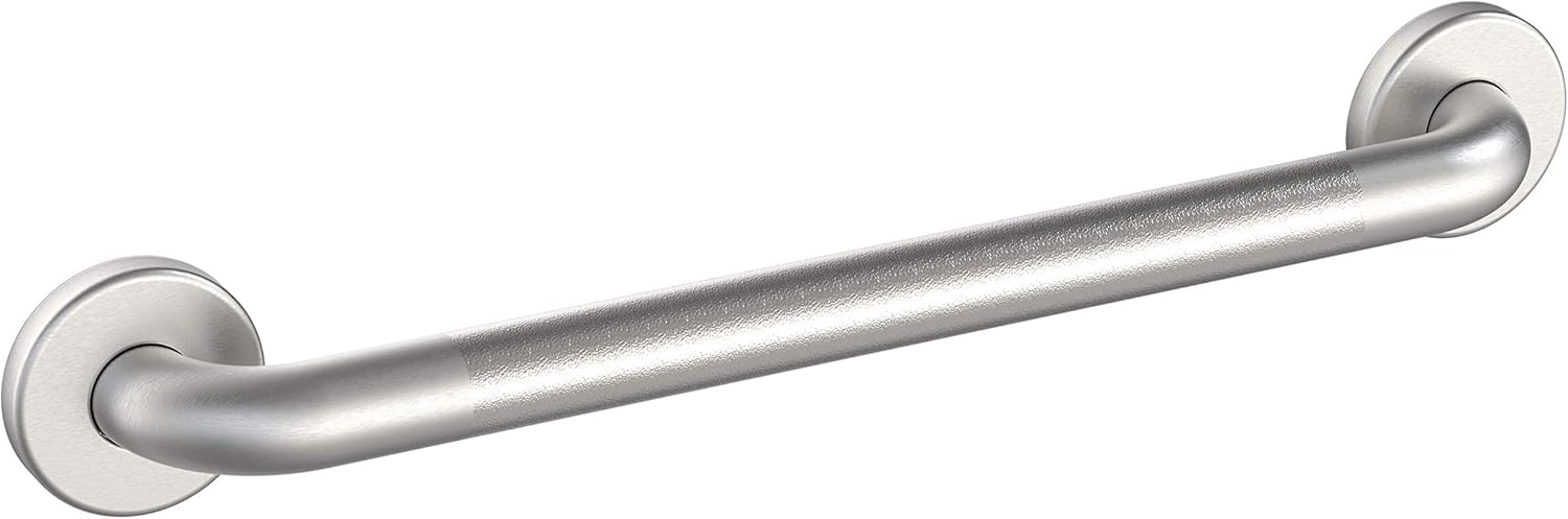 WingIts WGB5SSPE18 STANDARD Series 18-Inch Length x 1.25-Inch Diameter Satin Peened Stainless Steel Grab Bar