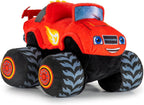 Jay Franco Monster Truck Plush Pillow Buddy - Soft Plushie Stuffed Pillow, Red - Blaze