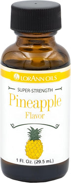 LorAnn Oils Super Strength Flavoring - Used For Candy Making, Flavoring Extracts, Baking, Hard Candy, and Flavor Oils - Bold, Natural Flavors 4X Stronger Than Extracts - Pineapple, 1 fl oz