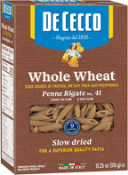 De Cecco Penne Rigate Whole Wheat, 13.25 oz